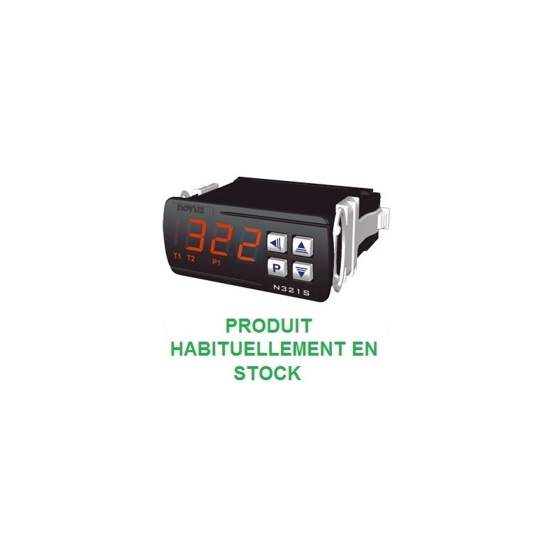 Thermostat différentiel 2 relais livré avec 2 capteurs alimentation 230 Vac