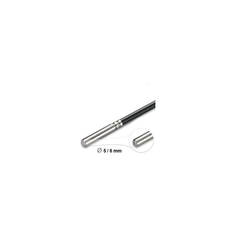 Sonde filaire diamètre 6 x 200mm sur câble PVC