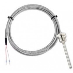 Sonde à visser 1/2 G x 200 mm sur câble Soie de verre