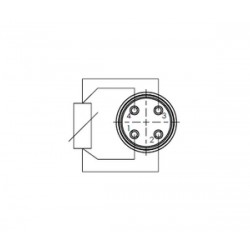 Sonde Pt1000 à visser 1/2G sur connecteur M12
