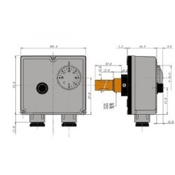 THERMOSTAT DOUBLE A PLONGEUR