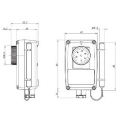 THERMOSTAT A SONDE DEPORTEE