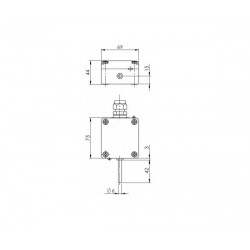 Sonde d'ambiance avec bulbe externe 6 mm