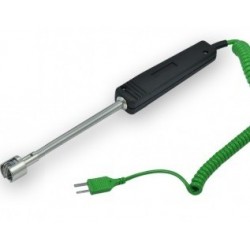 Sonde de surface K sur câble spiralé avec connecteur miniature