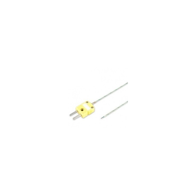 Thermocouple K isolé PTFE sur connecteur miniature