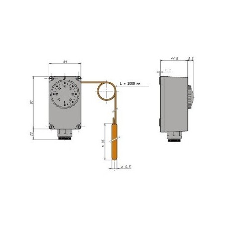 THERMOSTAT A SONDE DEPORTEE