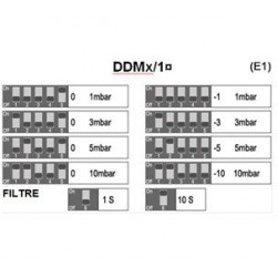 PRESSION DIFFERENTIELLE EN 4 20 mA AVEC DISPLAY -10mbar + 10mbar