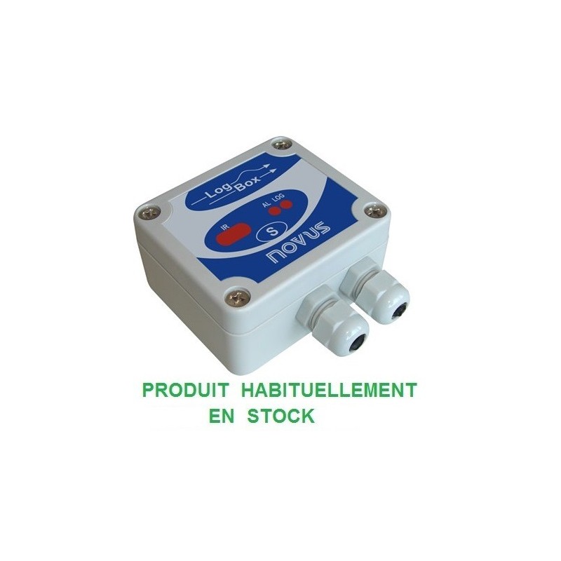 Enregistreur 2 voies température + Signal analogique 64000 points IP65