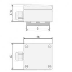 Sonde de surface de tuyauterie Pt1000