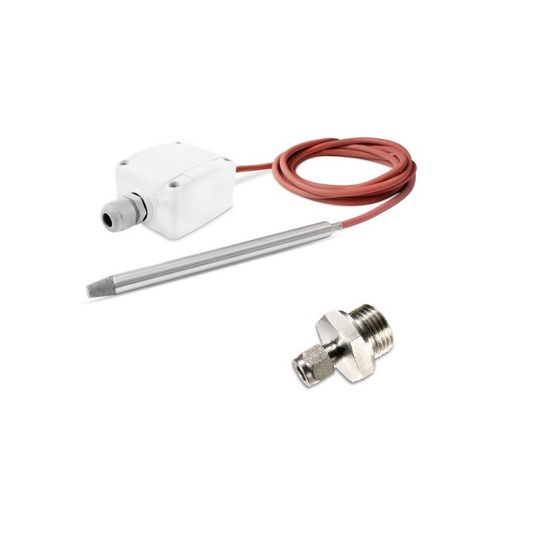 SONDE DE TEMPERATURE ET D'HUMIDITE AVEC RACCORD 1/2G POUR SAUNA