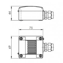 DETECTEUR DE PLUIE ALIMENTATION 24 VAC/DC