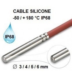 CABLE SILICONE -50 / + 180 C IP68